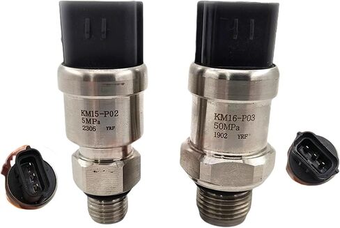 Case Excavator 200 210 240 350A3 A5 High Pressure Low Pressure Sensor Hydraulic Pump KM15-P02 KM16-P03 Compatible(5bar High quality) in Kuwait
