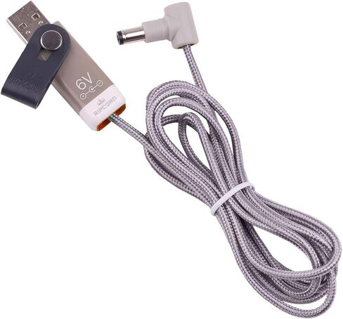 كابل طاقة myVolts Ripcord USB إلى 6V DC متوافق مع جهاز أخذ العينات Roland SP-404 MKII in Kuwait