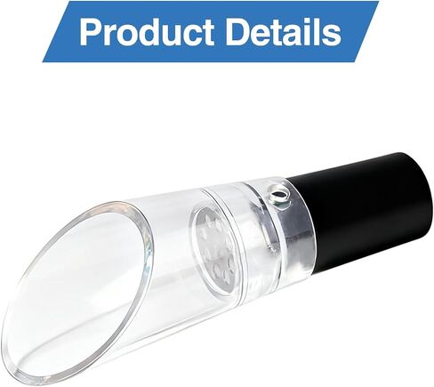 2PCS Wine Aerator Pourer,Wine Air Aerator 2-in-1 Aerating Spout and Decanter Wine Pourer for BBQ,Camping,Party,Restaurant in Kuwait