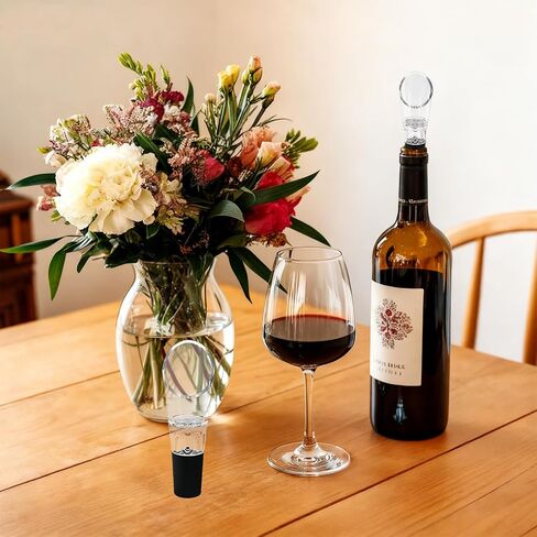 2PCS Wine Aerator Pourer,Wine Air Aerator 2-in-1 Aerating Spout and Decanter Wine Pourer for BBQ,Camping,Party,Restaurant in Kuwait