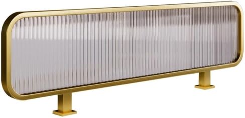 Privacy Screen Panel，Desk Divider ， Translucent Partition for Open Spaces ，Stainless Steel for Restaurants, Hotels, and Bars in Saudi Arabia