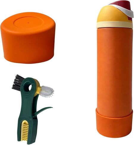 Simple Modern Silicone Boot Compatible with Owala 24oz/32oz and Multi-Purpose Cup Brush, Protective Silicone Bottom for Owala FreeSip/Twist/Flip, Anti Scratch & Anti Slip,BPA Free in Kuwait