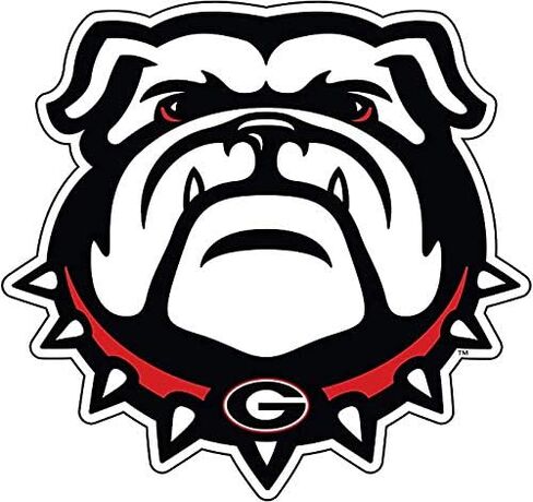Georgia Bulldog Decal 6 inch in Kuwait