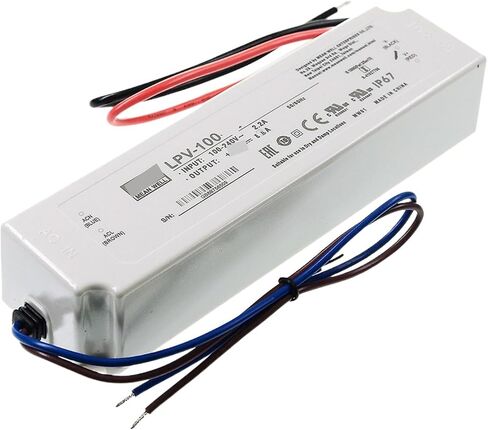 تحويل التيار الكهربائي LPV-100 5V/12V/15V/24V/36V/48V 100W; LPV-100-12 12 فولت | LPV12 in Kuwait