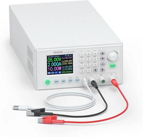 RD6006 تجميعها مجموعة التيار المتناوب إلى تيار مستمر شحن البطارية قابل للتعديل الجهد الحالي مقعد التحكم الرقمي مصدر طاقة متغير 60 فولت 6A in Kuwait