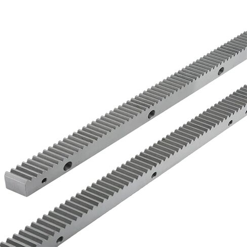 Steel Heavy Duty Motor Pinion Gear 1pcs 1.25 Mod Straight Tooth Rack 1400mm and Pinion Steel Linear Guide Metal CNC Lathe(22x25x1400mm-1.25M Helical) in Kuwait
