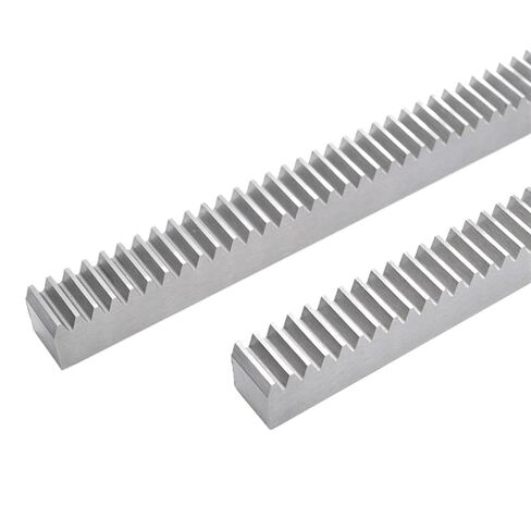 Steel Heavy Duty Motor Pinion Gear 1pcs 1Mod 1 Modulus Gear Rack Steel 15 * 15 * 500mm + 1PCS 45teeth Pinion Bore Hole 6/8/10/12mm Metal(8mm Hole 45T Gear) in Kuwait