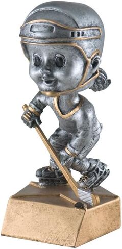 جائزة Decade Awards لهوكي الجليد Bobblehead، ذكر أو أنثى - بطول 15.24 سم | جائزة الهوكي المحفورة - قم بالتخصيص الآن in Kuwait