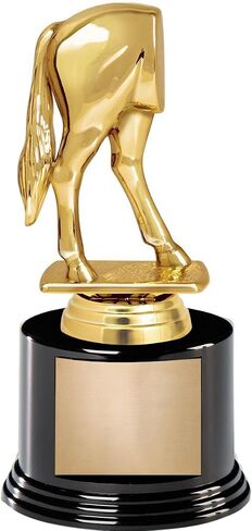 Crown Awards Horses Rear Trophy, 7.25" Horses Rear Trophy with 5 Lines of Text Included in Kuwait