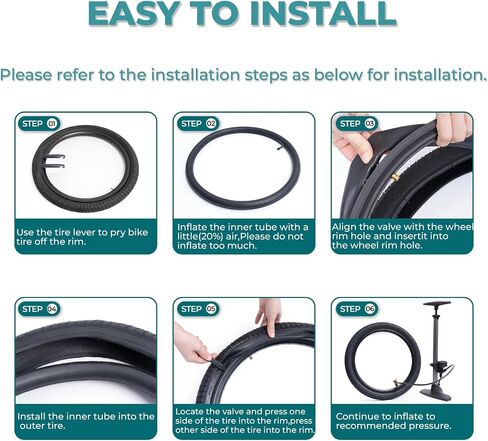قطعتان، أنابيب دراجة ممتازة 27.5x1.75/1.95/2.0/2.10/2.125، متوافقة مع إطار دراجة 27.5x1.75 إلى 2.125 مع صمام شريدر 48 مم، مطاط البوتيل، تستخدم للجبال، الطراد، دراجات الطرق in Kuwait