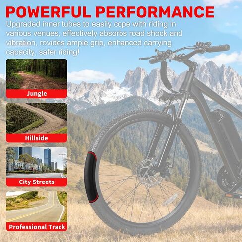 JERBOR Upgraded Inner Tube for Qlife Racer/Cityone 2.0/SO/ST/Cityone Step Over 2.0/Cityone Stepover Ul Tra E-Bike, Thickened Puncture Resistant Front/Rear Inner for Qlife Electric Bike Accessories in Kuwait