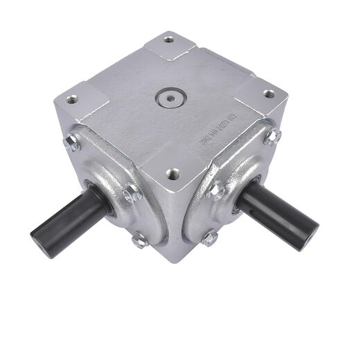 40 HP Right Angle Bevel Gearbox with 2 Keyed Shafts CW/CW 1:1, Cast Iron housing, Part No.#19455-SR-KW-KW-GR Lamerto in Kuwait