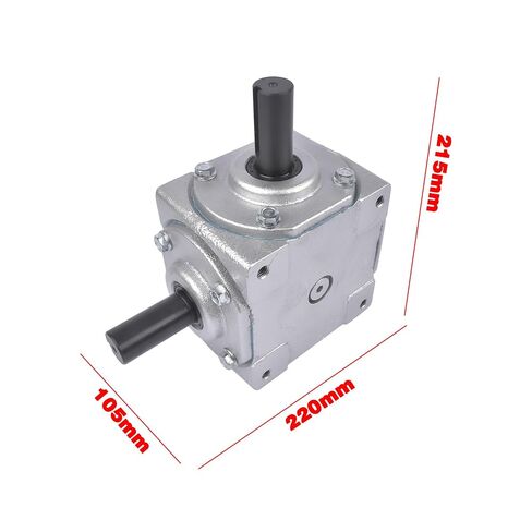 40 HP Right Angle Bevel Gearbox with 2 Keyed Shafts CW/CW 1:1, Cast Iron housing, Part No.#19455-SR-KW-KW-GR Lamerto in Kuwait