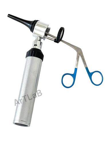 *Incredible* Professional Veterinary Diagnostic Otoscope Set KIT+ 2 Free LED Bulb+ Micro Alligator FORCEP +Free Carrying CASE (CYNAMED Brand) in Kuwait