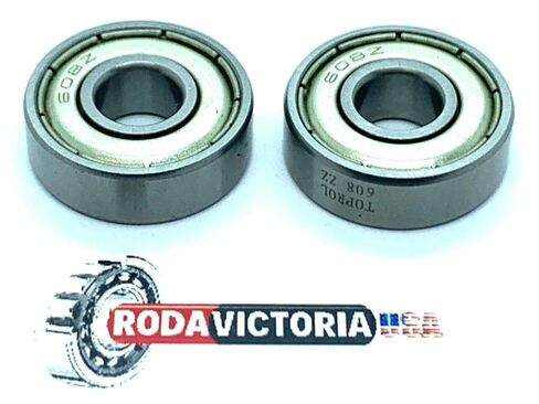 2 x 608-ZZ Ball Bearing 22mm x 8mm x 7mm ZZ 2Z New Free Same Day Shipping !!! in Kuwait