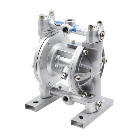 Portable Mini Air Operated Paint Pump, Double Diaphragm Pressure-stabilized Diaphragm Pump, Mini Pneumatic Diaphragm Paint Pumps for Marine, RV, and Water Systems,A-10 Silvery in Kuwait