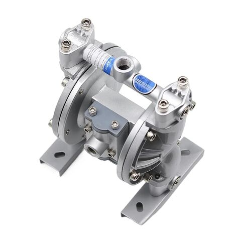 Portable Mini Air Operated Paint Pump, Double Diaphragm Pressure-stabilized Diaphragm Pump, Mini Pneumatic Diaphragm Paint Pumps for Marine, RV, and Water Systems,A-10 Silvery in Kuwait