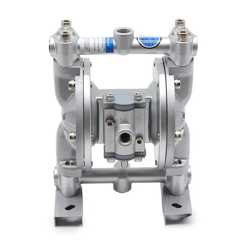 Portable Mini Air Operated Paint Pump, Double Diaphragm Pressure-stabilized Diaphragm Pump, Mini Pneumatic Diaphragm Paint Pumps for Marine, RV, and Water Systems,A-10 Silvery in Kuwait