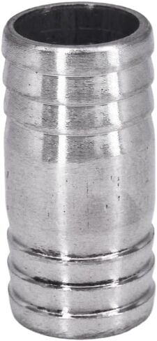 1pc Hose Barb Equal Straight Nipple Connector 304 Stainless Steel Pipe Fitting(40mm Barb) in Kuwait