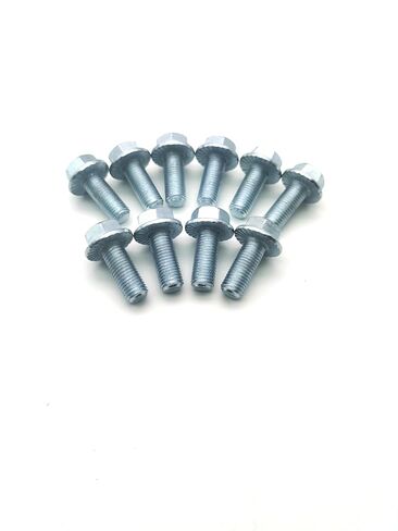 Hex Head Flange Bolt M10x1.25 x 25mm Comfatable with Most Brands of ATV UTV Quads 4 Wheeler Go Karts Flanged Hex Screws,10.9,10Pcs in Kuwait