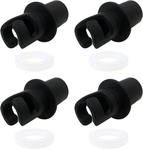 4 Pack Air Pump Nozzle Valve Hose Adapter Replacement For Inflatable Boat SUP Kayak in Kuwait