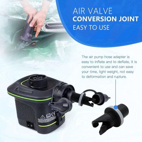 4 Pack Air Pump Nozzle Valve Hose Adapter Replacement For Inflatable Boat SUP Kayak in Kuwait