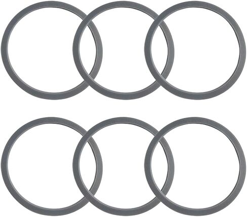 6 Pcs Water Bottle Seal Circle, Mug Lid Gaskets, Silicone O Circle Lid Gaskets Parts, O Ring Seal for Tumbler Cap, Leak Proof Gasket Seals Replacement Parts（Grey） in Kuwait