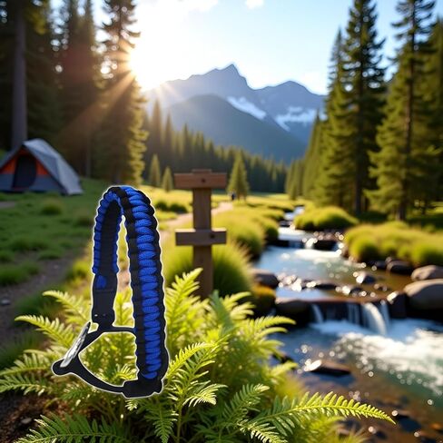 3Pcs Water Bottle Handle Strap for Outdoor Camping Water Bottle Water Bottle Handle Strap Paracord Handle with Safety Paracord Handle Carabiner Water Bottle Holder Lanyard,Water Accessories in Kuwait