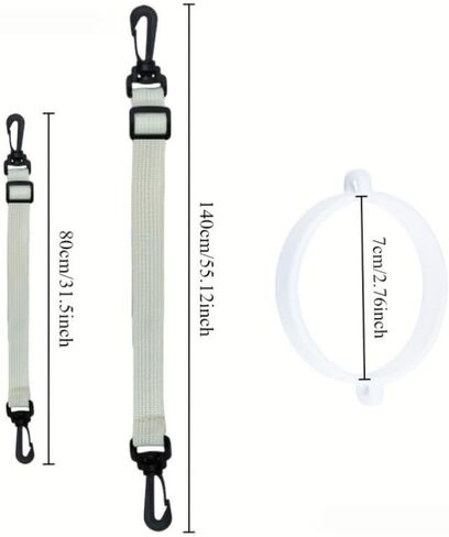 Outdoor Sports Equipment Polyester Silicone Water Bottle Handle with Shoulder Strap Convenient Carrying for Outdoor Sports Products in Kuwait
