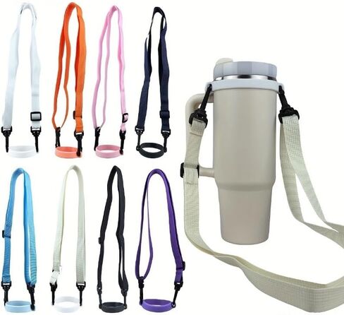 Outdoor Sports Equipment Polyester Silicone Water Bottle Handle with Shoulder Strap Convenient Carrying for Outdoor Sports Products in Kuwait