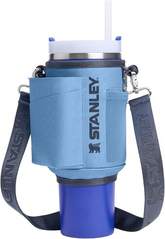 STANLEY All Day Quencher Carry All for 40 oz Tumbler with Handle | Crossbody Bag with Phone Holder Pocket, Card Sleeve & Detachable Strap | Water Bottle Carrier Bag | BPA-Free | Blue Sky in Kuwait