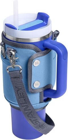 STANLEY All Day Quencher Carry All for 40 oz Tumbler with Handle | Crossbody Bag with Phone Holder Pocket, Card Sleeve & Detachable Strap | Water Bottle Carrier Bag | BPA-Free | Blue Sky in Kuwait