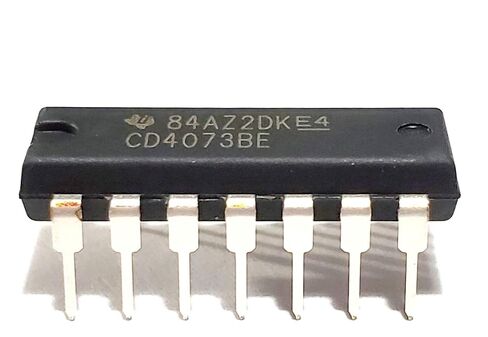 CD4073BE CD4073 4073 CMOS ثلاثي 3 مدخلات وبوابة IC DIP-14 (عبوة من 20 قطعة) in Kuwait