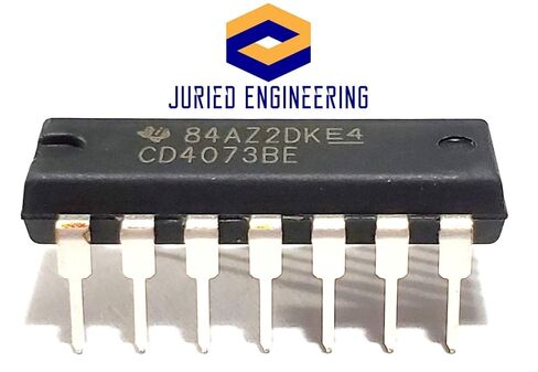 CD4073BE CD4073 4073 CMOS ثلاثي 3 مدخلات وبوابة IC DIP-14 (عبوة من 20 قطعة) in Kuwait