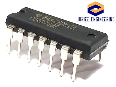 CD4073BE CD4073 4073 CMOS ثلاثي 3 مدخلات وبوابة IC DIP-14 (عبوة من 20 قطعة) in Kuwait