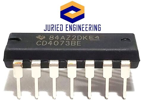 CD4073BE CD4073 4073 CMOS ثلاثي 3 مدخلات وبوابة IC DIP-14 (عبوة من 20 قطعة) in Kuwait