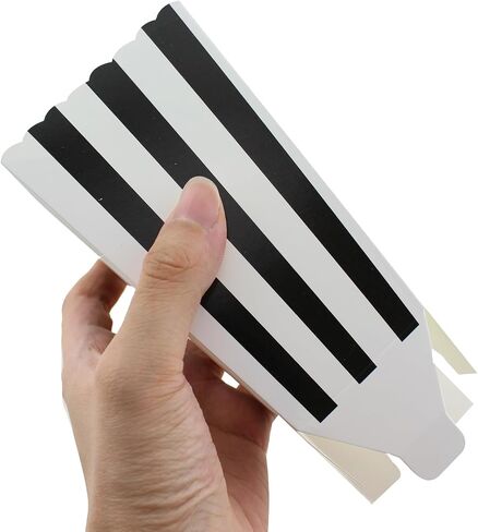 SQXBK 40PCS 115mm Disposable Striped Popcorn Box Birthday Party Snack Packaging Containers for Holding Chips Fries Candies in Kuwait