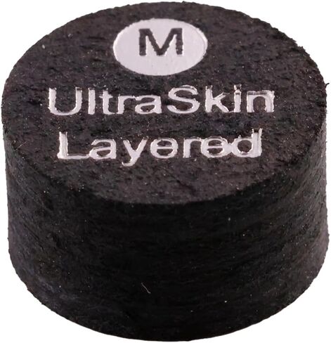 UltraSkin Black Cue Tip Ultra Skin for Billiard & Pool Cues (Medium) - 14mm in Kuwait