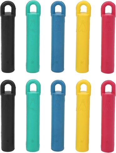 Pool Stick Rubber Hanger, Billiard Cue Tip Holder, Blue, Pocket-Size, 10 Pcs, Pool Stick Hanger for Billiard Supplies in Kuwait