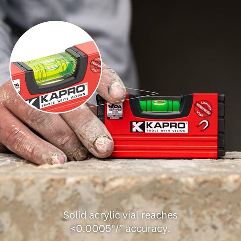 Kapro - تتضمن حزمة T-Square تصميم الحوائط الجافة المصنوعة من الألومنيوم القابل للتعديل ووضع علامات على شكل T ومستوى الجيب العملي - 4 بوصات in Kuwait