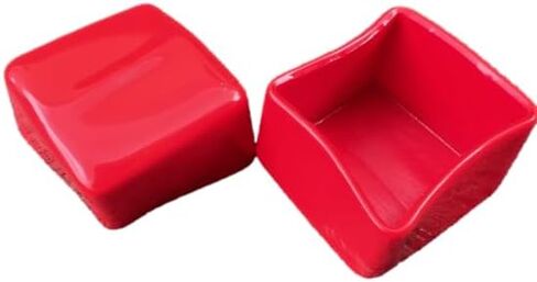 Plastic Safety End Caps for Standard Unistrut Channel RED (1-5/8" x 1-5/8") (100) in Kuwait
