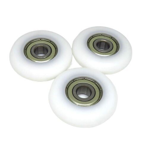 4pcs 8 mm Bore 40 mm Diameter Rowing Machine Seat Rollers 8x40x10 mm BSR62840-10 POM Coated Round Rower Wheel Spherical Pulley in Kuwait