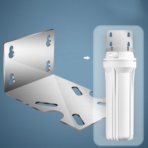 2PCS Stainless Steel 10" and 20" Water Filter Housing Bracket，Water Filters Housing Stainless Steel Fixed Bracket，Machine Metal Fixed Bracket in Kuwait