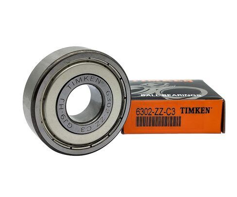 TIMKEN 6302-ZZC3, 4Pcs,Double Metal Seal Bearings 15x42x13mm, Pre-Lubricated and Stable Performance and Cost Effective, C3 Clearance,Deep Groove Ball Bearings. in Kuwait