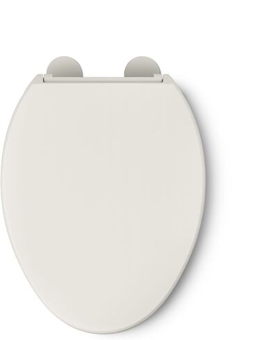 KOHLER 25875-47 Hyten® Elevated Quiet-Close™ elongated toilet seat, Almond in Kuwait