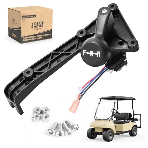 10L0L Golf Cart Forward & Reverse Shifter Assembly Kit for Club Car DS 1992-Up Gas, with Handle & Micro Switch, Replaces OEM 1012987 in Kuwait