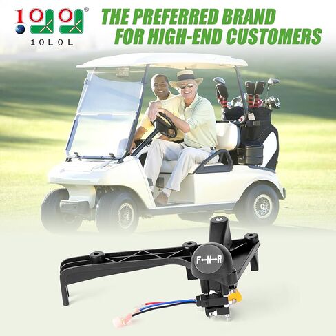 10L0L Golf Cart Forward & Reverse Shifter Assembly Kit for Club Car DS 1992-Up Gas, with Handle & Micro Switch, Replaces OEM 1012987 in Kuwait