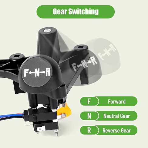 10L0L Golf Cart Forward & Reverse Shifter Assembly Kit for Club Car DS 1992-Up Gas, with Handle & Micro Switch, Replaces OEM 1012987 in Kuwait