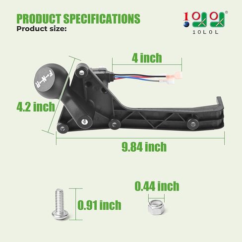 10L0L Golf Cart Forward & Reverse Shifter Assembly Kit for Club Car DS 1992-Up Gas, with Handle & Micro Switch, Replaces OEM 1012987 in Kuwait