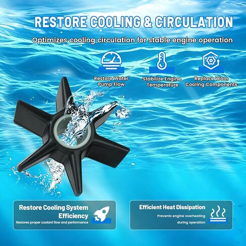 طقم صيانة خارجي بحري 8M0090559 متوافق مع Mercury 40HP 50HP 60HP EFI 4-Stroke 4CYL Outboard، BigFoot & CT Gearcase، استبدال طقم الصيانة لمدة 300 ساعة in Kuwait